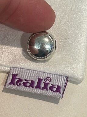 Halia “Engrave It” Charm Bead - Sterling Silver